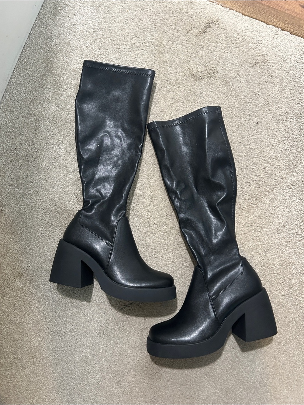 Black Platform Boots